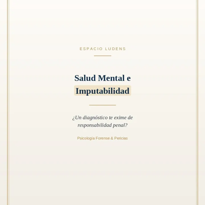 Salud mental e imputabilidad